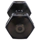 Гантель для фітнесу з покриттям TPU 1 штука Zelart Jelly Urethane Coated Dumbbell TA-2946-20LB (1x9кг) (1шт, TPU, чорний) - зображення 3