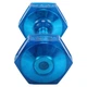 Гантель для фітнесу з покриттям TPU 1 штука Zelart Jelly Urethane Coated Dumbbell TA-2946-12_5LB (1x5,7кг) (1шт, TPU, синій) - зображення 2