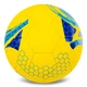 Мяч футбольный №5 PU Гриппи сшит вручную BALLONSTAR UKRAINE FB-5181 Желтый-голубой - изображение 3