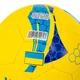 Мяч футбольный №5 PU Гриппи сшит вручную BALLONSTAR UKRAINE FB-5181 Желтый-голубой - изображение 4