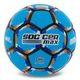 Мяч футбольный №5 PU Гриппи сшит вручную SOCCERMAX FB-6525 Голубой - изображение 1