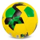 Мяч футбольный №5 PU Гриппи сшит вручную BALLONSTAR BRAZIL FB-0047-793 Желтый-зеленый - изображение 3