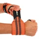 Бинты кистевые для жима (2шт) STRENGTH WRIST WRAPS MUTE 9905-2 Размер регулируемый Оранжевый - изображение 2