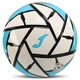 Мяч футзальный №4 PU ламинированный гибридная сшивка Joma PENTAFORCE 401494-116 Белый-бирюзовый - изображение 3