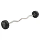 Штанга неразборная с фиксированным весом изогнутая PEV HAMMER STRENGHT TA-9978-25 25кг Серый - изображение 2