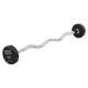 Штанга неразборная с фиксированным весом изогнутая PEV HAMMER STRENGHT TA-9978-15 15кг Серый - изображение 2