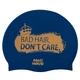 Шапочка для плавания силиконовая для взрослых MD Don't care M055465 Темно-синий - изображение 2