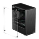 Корпус PCCOOLER Fenghua B310 Micro-ATX со стеклом и поддержкой СЖО 360 мм, черный - изображение 6