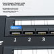 Патч-панель ZLEUE 19" 3U 48 портов Cat 6 в сборе с органайзером Черная (ZL-P6B) - изображение 7