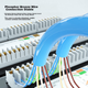 Патч-панель ZLEUE 19" 3U 48 портов Cat 6 в сборе с органайзером Черная (ZL-P6B) - изображение 10