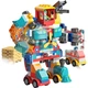 FEELO, совместимый с крупными строительными блоками LEGO, игрушка для мальчиков и девочек, подарок на день рождения, робот 1669 - изображение 2