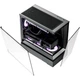 Корпус для настольного компьютера Aigo Starry Sky Small LAN Screen Version, черный, с вертикальным воздушным охлаждением, материнской платой M-ATX, водяным охлаждением 240 мм, панорамным обзором 270° и видеокартой 5090. - изображение 2