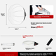 Beiyang 65cm Lantern Softbox, аксессуар для фотосъемки в виде светового шара, софтбокс, студийный аксессуар, портативный складной софтбокс для прямых трансляций Baorong с прорезью для карт, световой бокс для софтбола - изображение 5