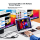 Адаптер-док-станция LinkStone Type-C, конвертер USB-C на HDMI, VGA, USB 3.0 и PD с быстрой зарядкой, для компьютеров Apple, iPad и телефонов Huawei - изображение 5