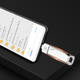 Флеш-накопичувач DM Daimai 256 ГБ типу C USB 3.2 для телефону, металевий PD168 з двома інтерфейсами, сумісний з телефоном і комп'ютером - зображення 4