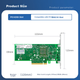 EB-LINK Intel X540 Чіп PCI-E X8 10G Однопортова серверна мережева карта X540-T1 Мережевий адаптер 10G Мідний кабель Віртуальна машина агрегації каналів - зображення 5