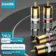 Разъемы RCA ZHENWEI позолоченные под паяння, 4 шт (ZW-YPZ063) - изображение 2
