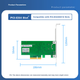 Плата расширения EB-LINK PCIe x4 на 2 порта USB 3.1 и USB-C с питанием 15 Вт - изображение 6