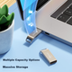 Флеш-накопичувач BIAZE 16 ГБ USB 2.0, USB-накопичувач для ставок, металевий водонепроникний, мала ємність для торгів та використання в автомобілі, 10 штук/коробка, UP017 - зображення 8