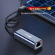 Мережевий адаптер Biaze ZH106 / USB Type-C / Gigabit Ethernet - зображення 7