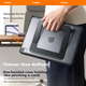 Чехол TORRAS для iPad 10/11 с чипом A14/A16 противоударный с держателем стилуса и подставкой, черный - изображение 6