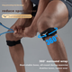 Наколенник MIZUNO для мужчин и женщин, наколенник для фитнеса, бега и спорта, защитная экипировка для баскетбола, поддерживающая повязка на мениск, вязаный эластичный ремешок 2558, одна штука - изображение 9