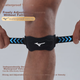 Наколенник MIZUNO для мужчин и женщин, наколенник для фитнеса, бега и спорта, защитная экипировка для баскетбола, поддерживающая повязка на мениск, вязаный эластичный ремешок 2558, одна штука - изображение 10