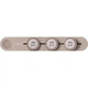 Розетка трекова SIEMENS накладна, шина 50 см і 3 модулі на п'ять отворів, колір землі - зображення 1