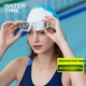Окуляри для плавання WATERTIME з діоптріями та дзеркальним покриттям, білі - зображення 4