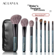 Набор кистей для макияжа AOLANLA Sparrow Feather Blue из натурального ворса, 8 шт - изображение 4