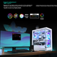 Корпус для настольного компьютера PHANTEKS NV5S белого цвета, без стоек, с панорамным обзором, форм-фактор E-ATX (поддержка водяного охлаждения 360 мм / двойной кабель RGB ARGB / Type-C 3.1 / совместимость с RTX 4080 Super) - изображение 10
