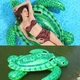 Надувная игрушка INTEX "Морская черепаха", плавательный круг для детей, утолщенный, модель 57524 - изображение 6
