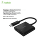 Адаптер-разветвитель BELKIN Type-C, 60 Вт, HDMI, для iPad и телефона, модель AVC002 - изображение 5