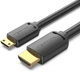 Кабель Vention HDMI M - Mini M, 1.5 м, V2.0 4K 60Гц 18Gbps HDR Dolby Black (AGHBG) - изображение 1
