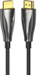 Кабель Vention HDMI M - M, 15 м, V2.1, Optical 8K 60Гц 48Gbps Dolby 7.1 TPE Black Zinc Alloy (ALBBN) - изображение 4