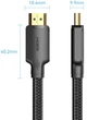 Кабель Vention HDMI M - M, 20 м, V2.0 4K 30Гц оплетка Black (ALLBQ) - изображение 2