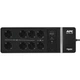 Источник бесперебойного питания ИБП APC Back UPS 1050VA/600W USB charging port USB 6+2 Schuko Black (BE1050G2-GR) - изображение 3