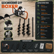 Бензиновый мотобур Boxer BX122 52 см3 5 2 лс 7000 об мин со шнеками 150 200 250 мм и удлинителем 50 см для бурения грунта установки заборов и посадки деревьев - изображение 4