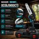 Аккумуляторная цепная пила Boxer BX3307 24V 5Ah с двумя аккумуляторами бесщеточным двигателем шиной 150 мм для обрезки деревьев заготовки дров и садовых работ сине черная - изображение 2