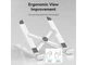 Подставка под ноутбук Vention X-type Stand White (KDNW0) - изображение 5