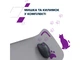Клавіатура + миша бездротова Canyon HSET-W6 Kitty Edition Violet (CNS-HSETW6VT) - зображення 9