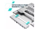 Подставка под ноутбук Canyon OnStand 2 Hub 6-in-1 Aluminium (CNS-SDS2) - изображение 3