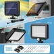 Сонячний LED світильник MPJ 56 LED з датчиком руху IP65, 2 шт - изображение 7