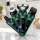 Електробритва Shaver 9D 4 в 1 з трьома плаваючими головками, LCD дисплеєм, сухим і вологим голінням, акумуляторна, до 60 хвилин роботи, водостійка - изображение 6
