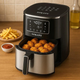 Аэрофритюрка Sokany SK 10052 1700W Аэрогриль безмасляная мультипечь для приготовления без масла 7 л с сенсорным управлением - изображение 8