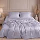 Комплект постельного белья Mirson Семейный 2 x 160 x 220 см №10 Light Ivory Tencel (2200013881766) - изображение 1