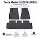 3D килимки салону Tesla Model 3 (2018–2023) TPE комплект 3шт - зображення 1