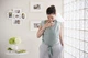 Nosidełko chustowe Chicco Boppy ComfyHug Srebrno-zielone do 9 kg (647879) (8058664143832) - obraz 6