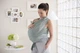 Nosidełko chustowe Chicco Boppy ComfyHug Srebrno-zielone do 9 kg (647879) (8058664143832) - obraz 8