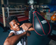 Пневмогруша боксерська TITLE Boxing Gyro Balanced Leather Speed Bag Black / M - изображение 5